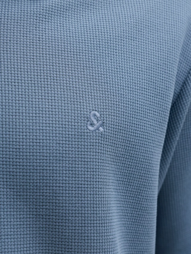 Jack & Jones »JJEAUSTIN POLO SS NOOS« Materialmix, regular fit