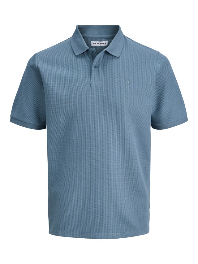 Jack & Jones »JJEAUSTIN POLO SS NOOS« Materialmix, regular fit