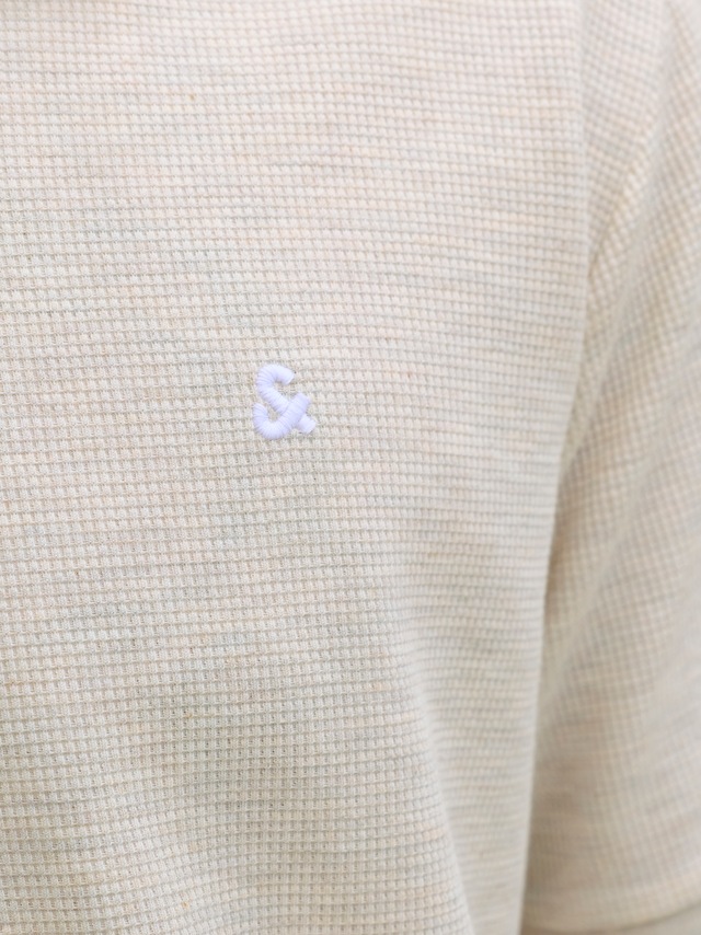 Jack & Jones »JJEAUSTIN POLO SS NOOS« Materialmix, regular fit