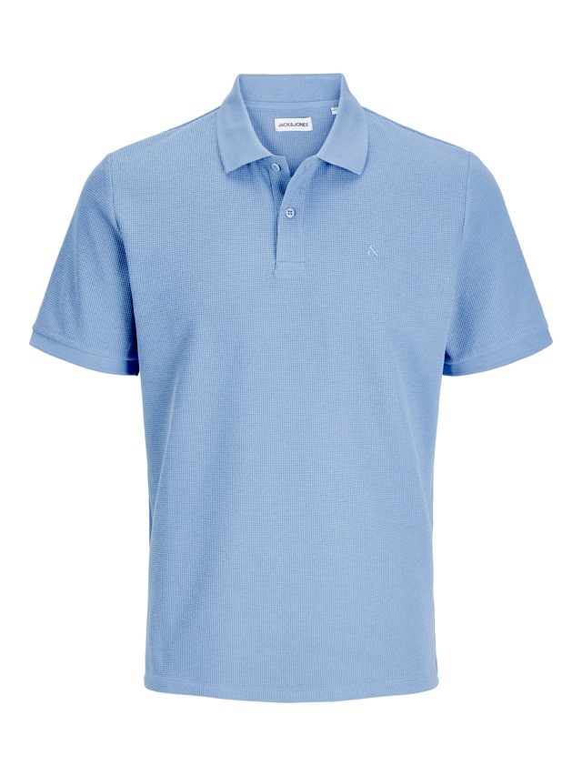 Jack & Jones »JJEAUSTIN POLO SS NOOS« Materialmix, regular fit