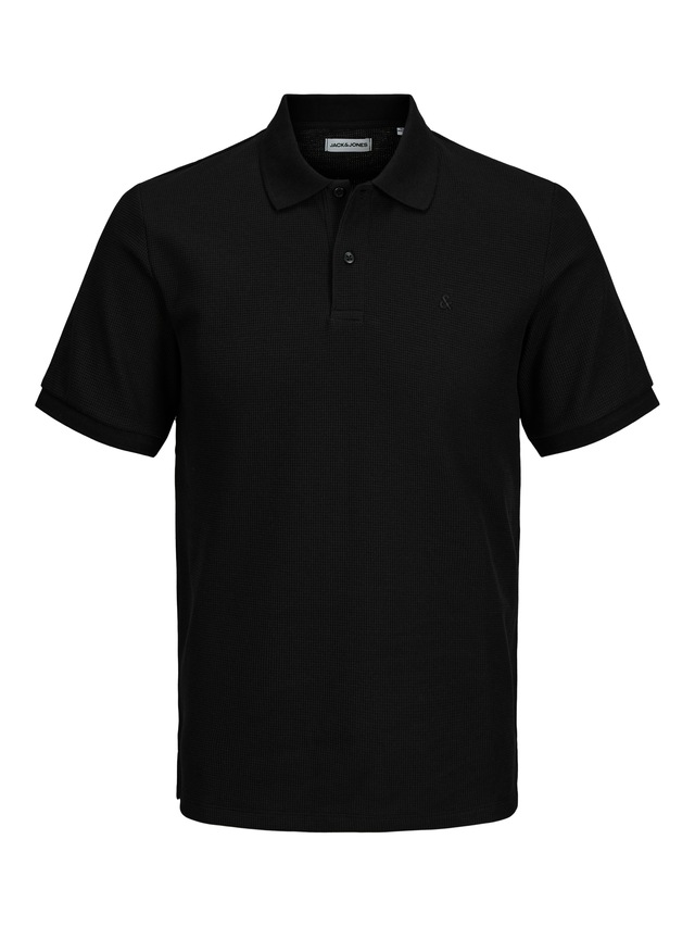 Jack & Jones »JJEAUSTIN POLO SS NOOS« Materialmix, regular fit