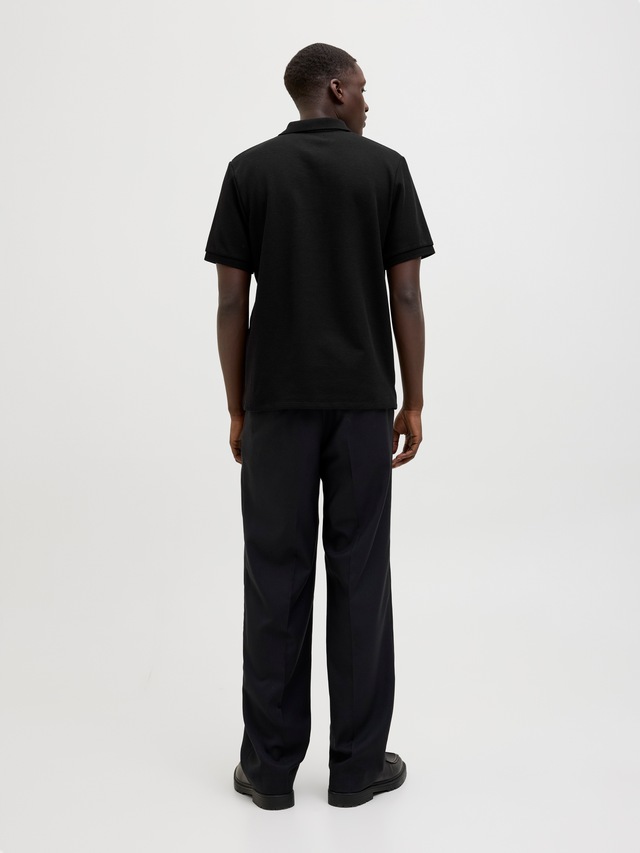 Jack & Jones »JJEAUSTIN POLO SS NOOS« Materialmix, regular fit