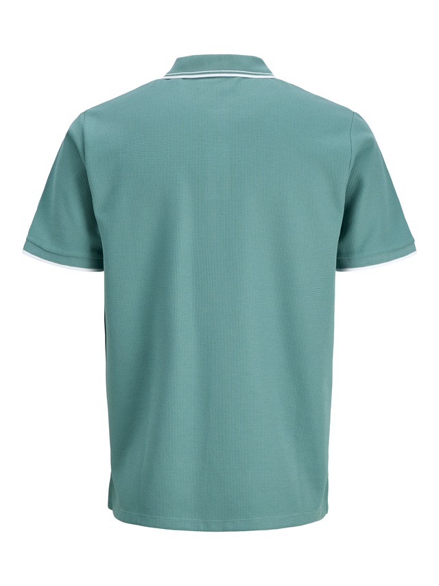 Jack & Jones »JJEAUSTIN POLO SS NOOS« Materialmix, regular fit