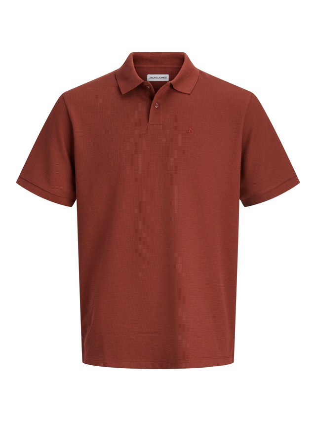Jack & Jones »JJEAUSTIN POLO SS NOOS« Materialmix, regular fit