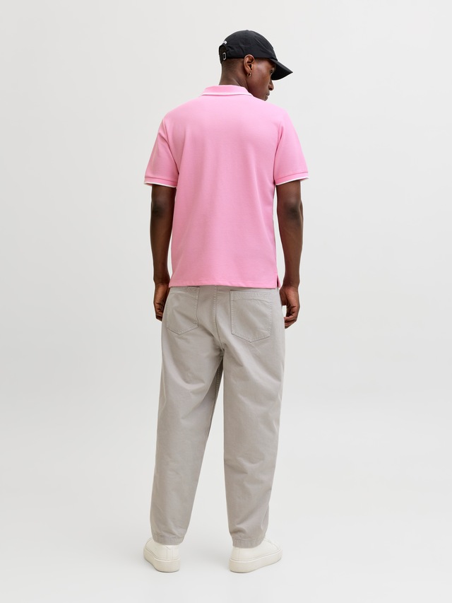 Jack & Jones »JJEAUSTIN POLO SS NOOS« Materialmix, regular fit
