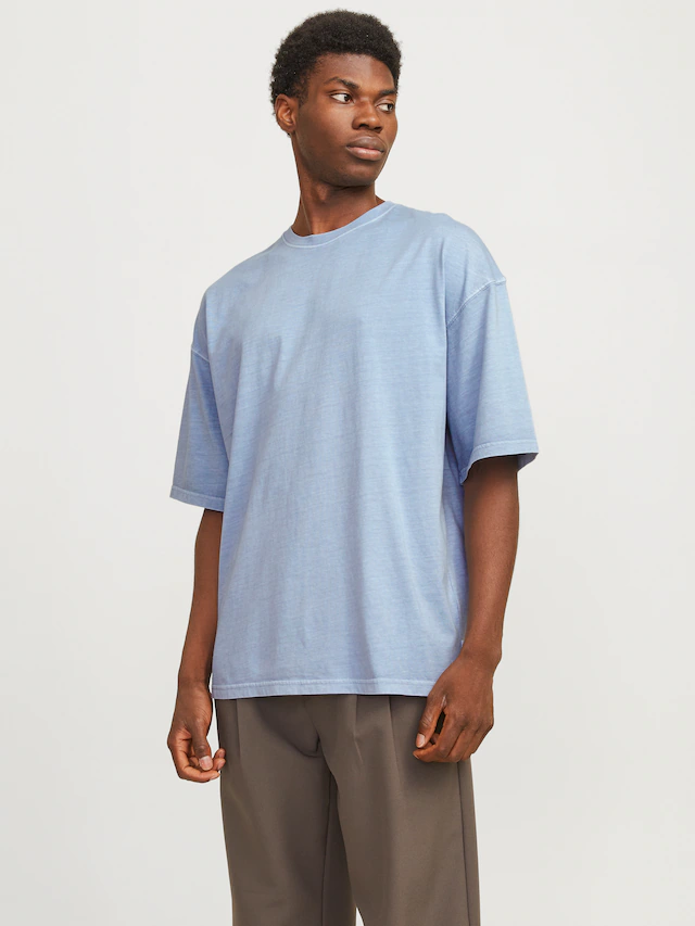 Jack & Jones Rundhalsshirt »JJECHARGE FADED TEE O-NECK NOOS« mit Rundhalsausschnitt