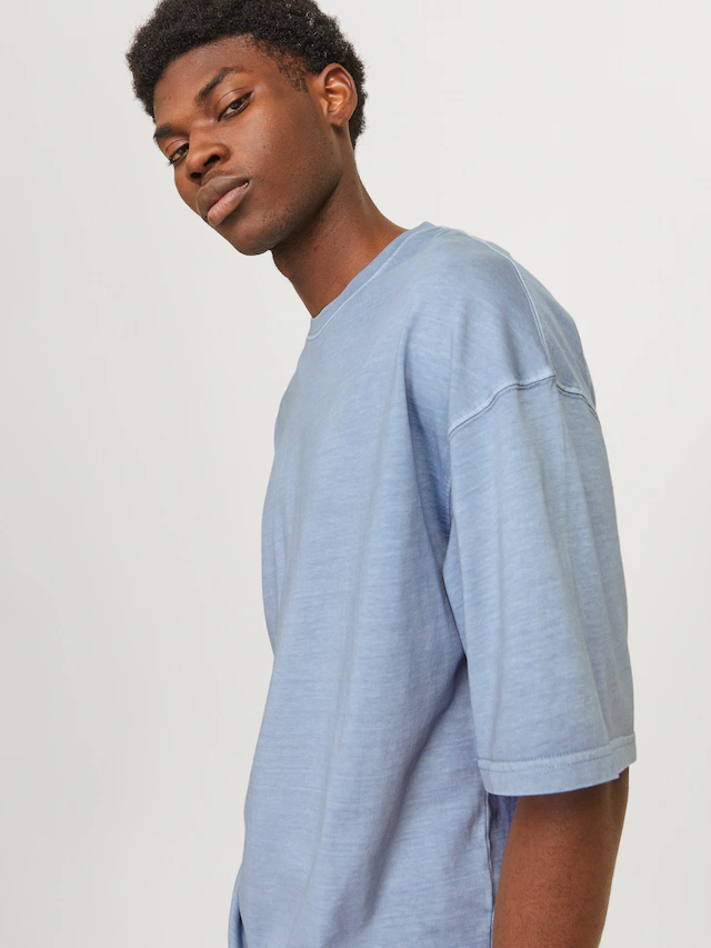 Jack & Jones Rundhalsshirt »JJECHARGE FADED TEE O-NECK NOOS« mit Rundhalsausschnitt