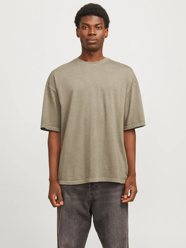 Jack & Jones Rundhalsshirt »JJECHARGE FADED TEE O-NECK NOOS« mit Rundhalsausschnitt