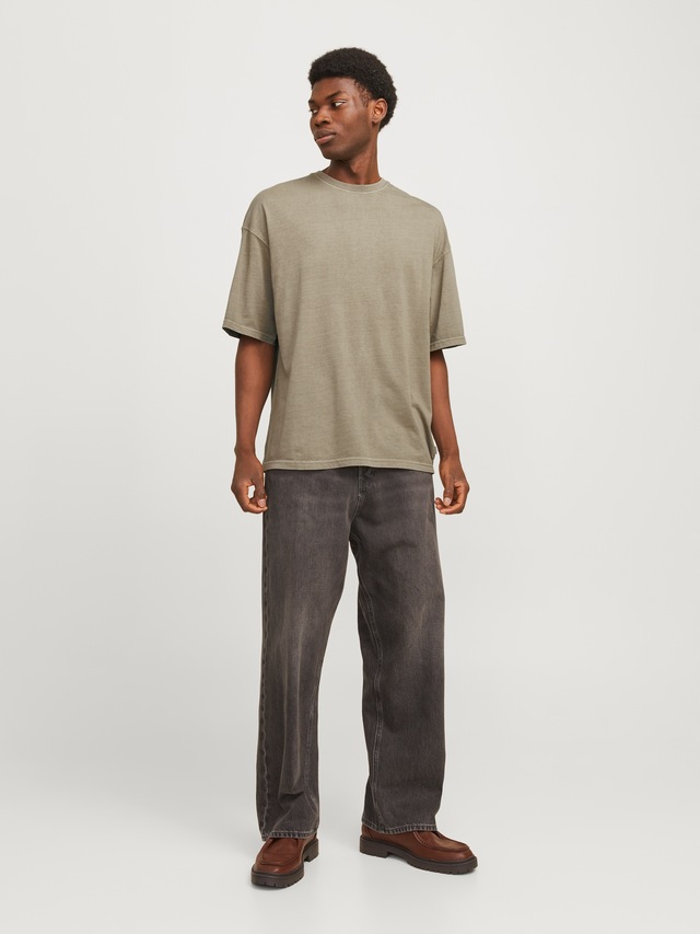 Jack & Jones Rundhalsshirt »JJECHARGE FADED TEE O-NECK NOOS« mit Rundhalsausschnitt