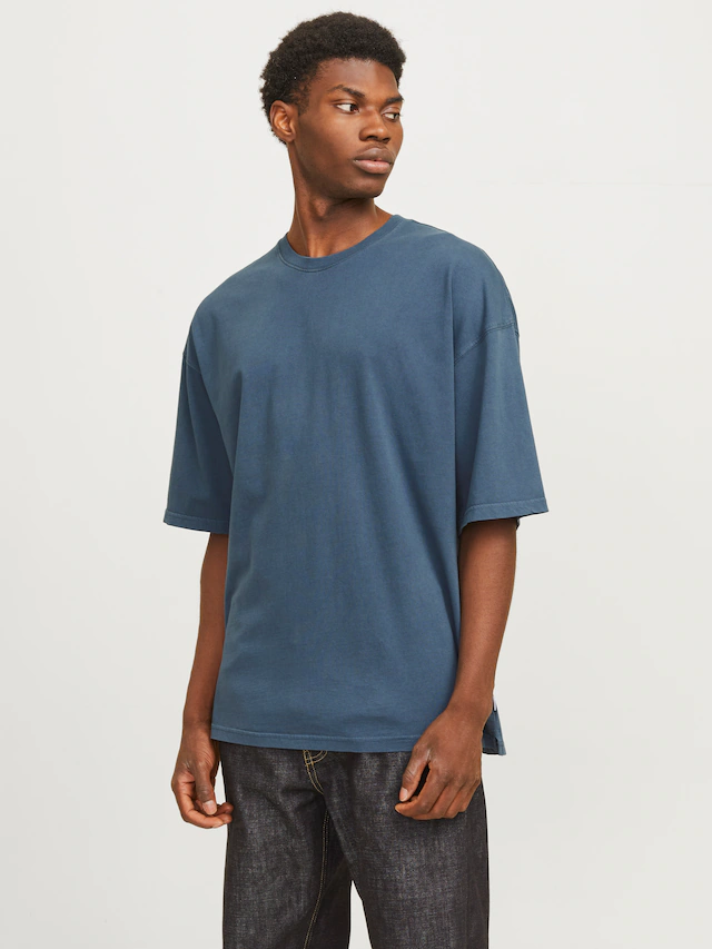 Jack & Jones Rundhalsshirt »JJECHARGE FADED TEE O-NECK NOOS« mit Rundhalsausschnitt