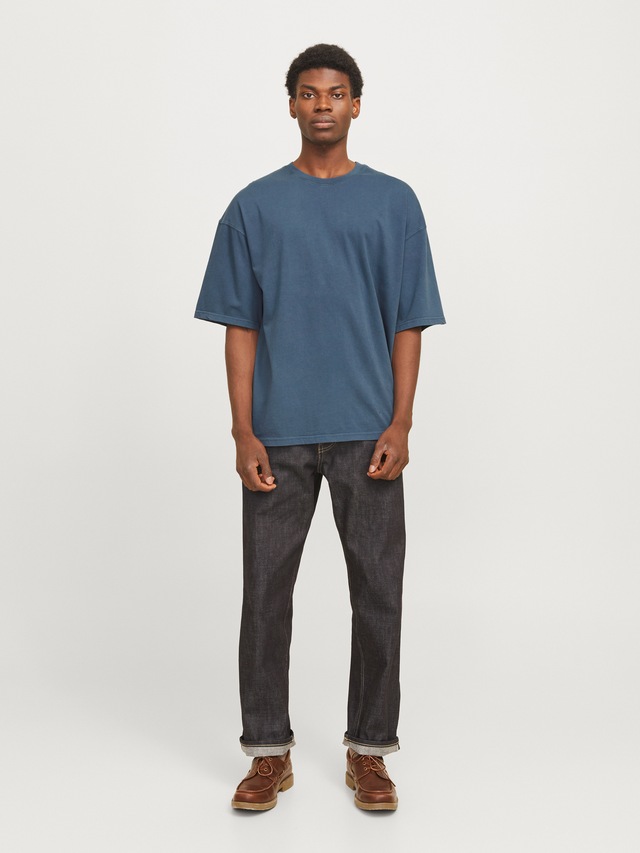 Jack & Jones Rundhalsshirt »JJECHARGE FADED TEE O-NECK NOOS« mit Rundhalsausschnitt