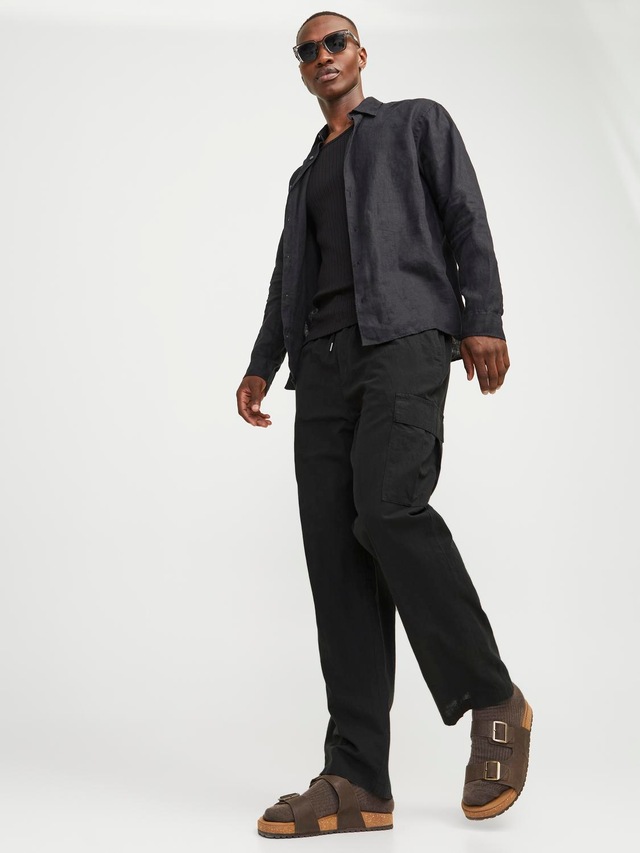 Jack & Jones Cargohose »JPSTKARL SUMMER CARGO SN STYD« mit Taschen