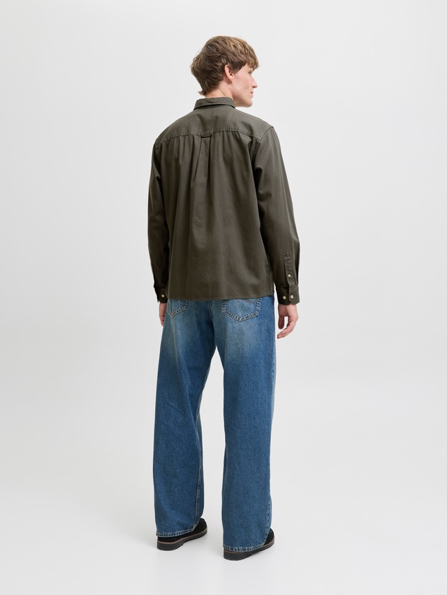 Jack & Jones Langarmhemd »JJETRAVIS SHIRT LS NOOS« mit Brusttaschen