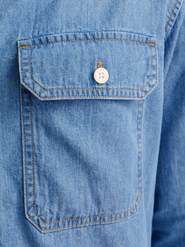 Jack & Jones Langarmhemd »JJETRAVIS SHIRT LS NOOS« mit Brusttaschen