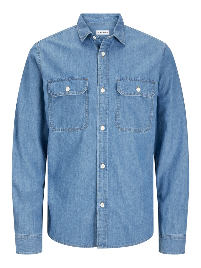 Jack & Jones Langarmhemd »JJETRAVIS SHIRT LS NOOS« mit Brusttaschen