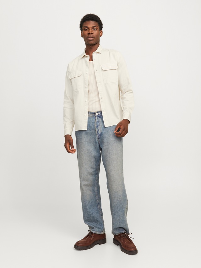 Jack & Jones Langarmhemd »JJETRAVIS SHIRT LS NOOS« mit Brusttaschen