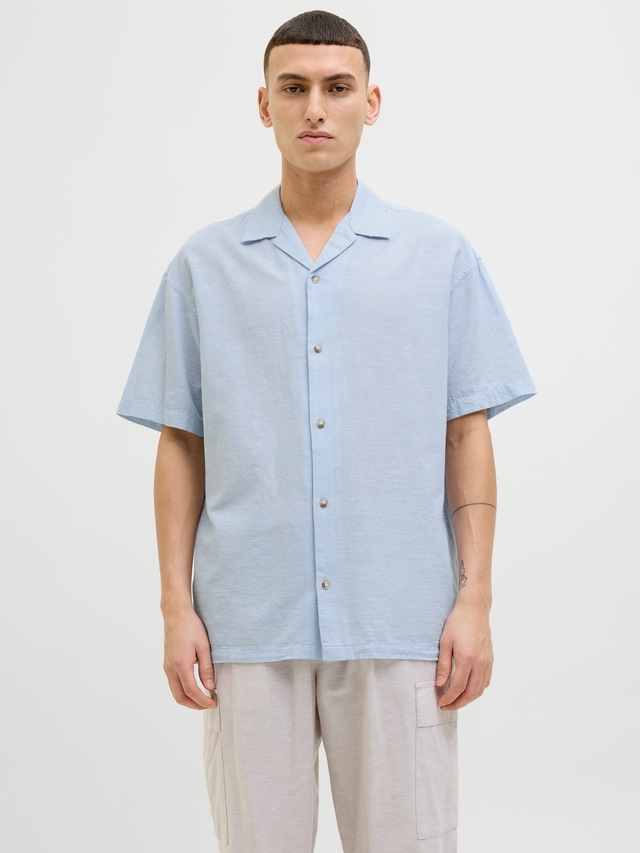 Jack & Jones »JJESUMMER RESORT SHIRT SS SN« mit Resort Kragen