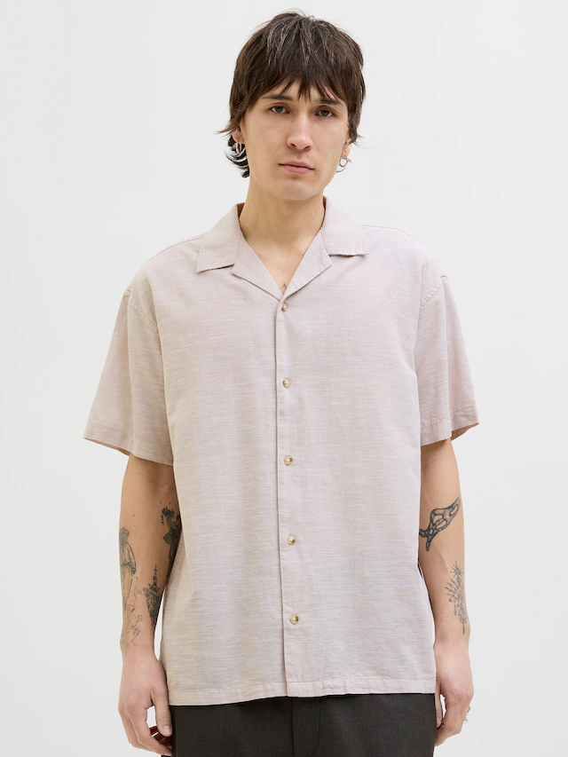 Jack & Jones »JJESUMMER RESORT SHIRT SS SN« mit Resort Kragen