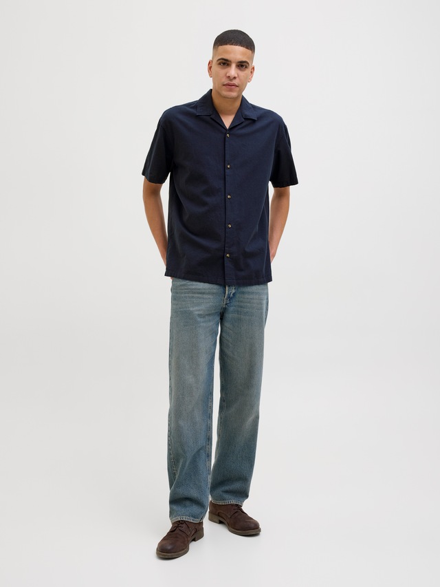 Jack & Jones »JJESUMMER RESORT SHIRT SS SN« mit Resort Kragen