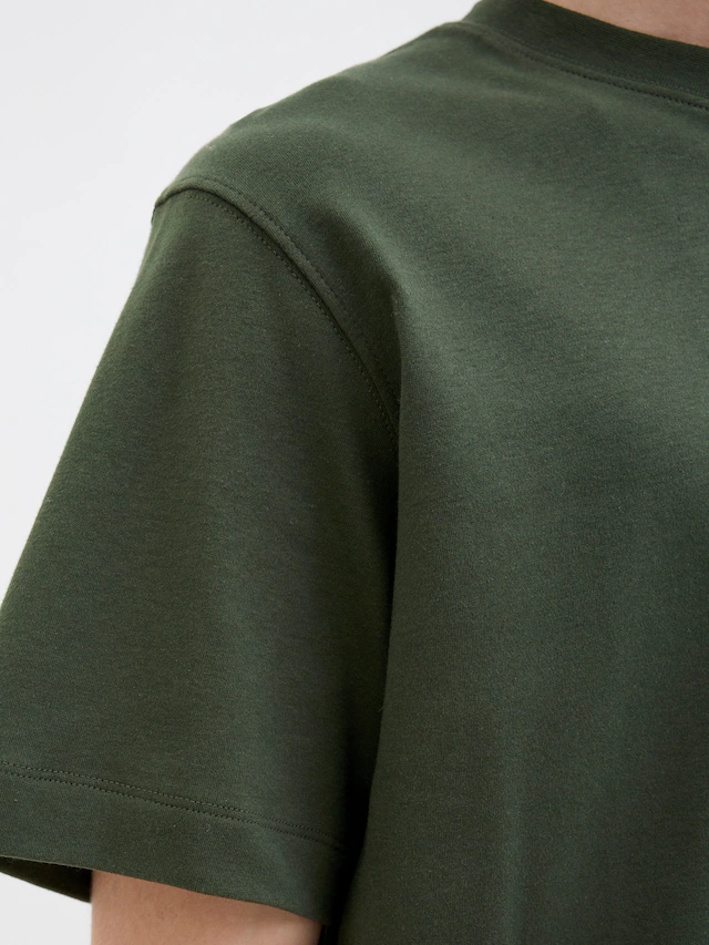 Jack & Jones Rundhalsshirt »JJEURBAN EDGE STUDIO TEE SS O-NECK NOOS« mit Front und Back Print