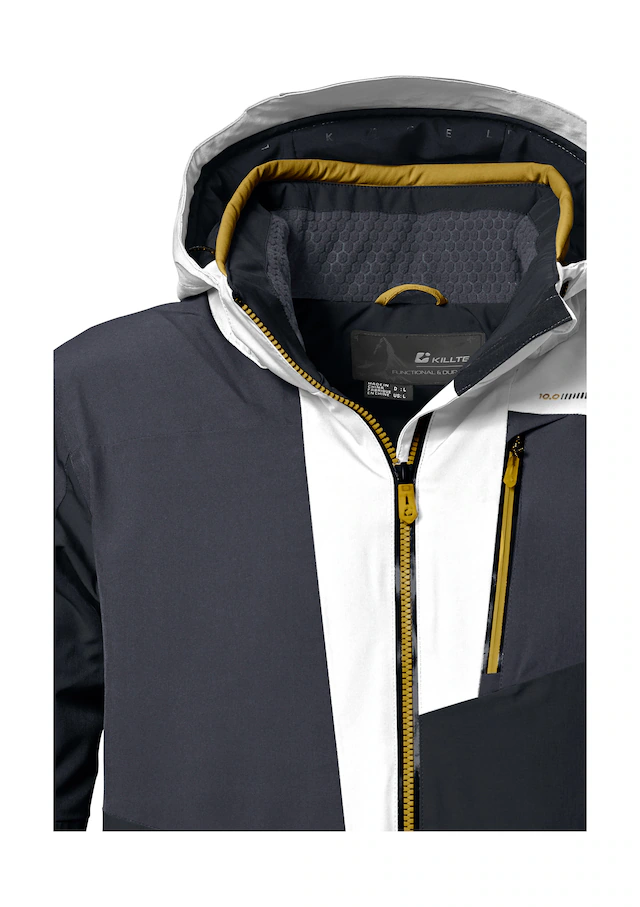 Killtec Skijacke »KSW 76 MN SKI JCKT« Herren Funktionsjacke: wasserdicht, atmungsaktiv, 4-Wege-Stretch
