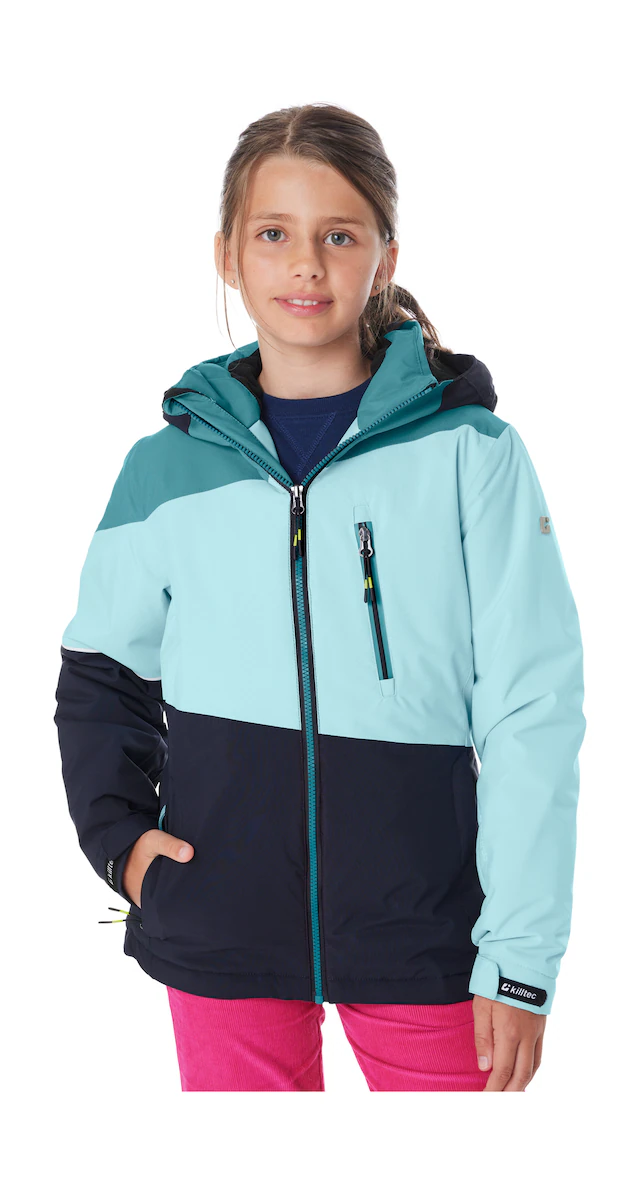 Killtec Skijacke »KSW 331 GRLS SKI JCKT« Atmungsaktive, wasserdichte Jacke mit Fleece-Innenseite, Skipasstasche