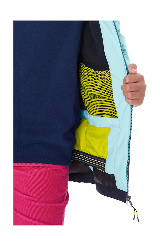 Killtec Skijacke »KSW 331 GRLS SKI JCKT« Atmungsaktive, wasserdichte Jacke mit Fleece-Innenseite, Skipasstasche