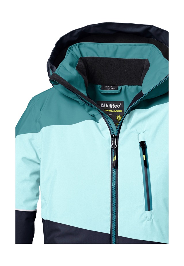 Killtec Skijacke »KSW 331 GRLS SKI JCKT« Atmungsaktive, wasserdichte Jacke mit Fleece-Innenseite, Skipasstasche
