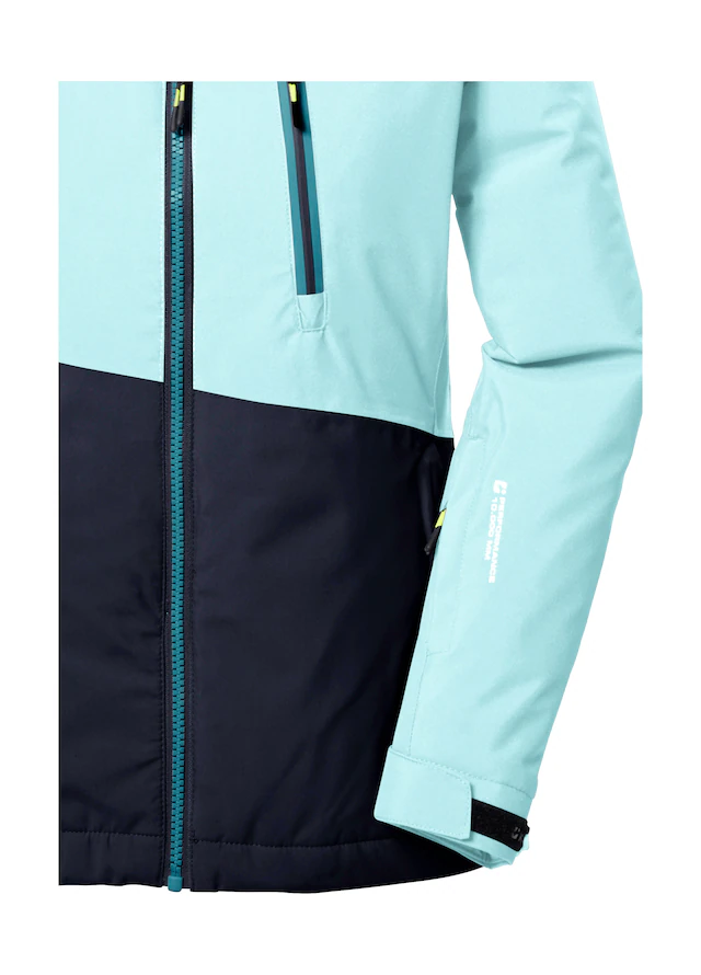 Killtec Skijacke »KSW 331 GRLS SKI JCKT« Atmungsaktive, wasserdichte Jacke mit Fleece-Innenseite, Skipasstasche