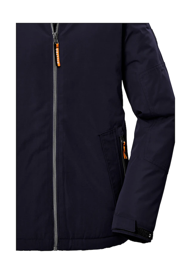 Killtec Funktionsjacke »KOW 377 BYS JCKT« Wasserdichte Funktionsjacke mit Kapuze, warmem Futter und Kinnschutz