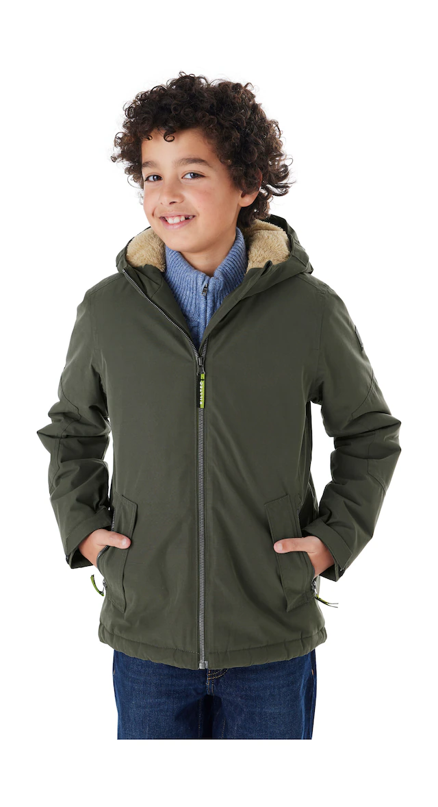 Killtec Funktionsjacke »KOW 377 BYS JCKT« Wasserdichte Funktionsjacke mit Kapuze, warmem Futter und Kinnschutz