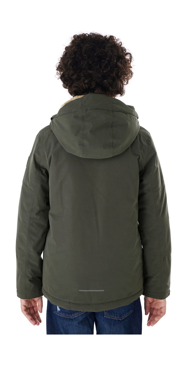 Killtec Funktionsjacke »KOW 377 BYS JCKT« Wasserdichte Funktionsjacke mit Kapuze, warmem Futter und Kinnschutz