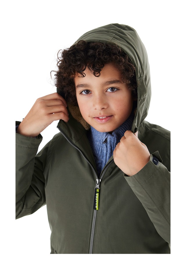 Killtec Funktionsjacke »KOW 377 BYS JCKT« Wasserdichte Funktionsjacke mit Kapuze, warmem Futter und Kinnschutz