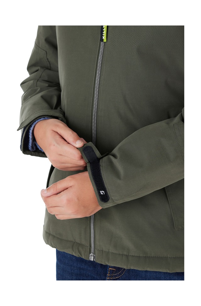 Killtec Funktionsjacke »KOW 377 BYS JCKT« Wasserdichte Funktionsjacke mit Kapuze, warmem Futter und Kinnschutz