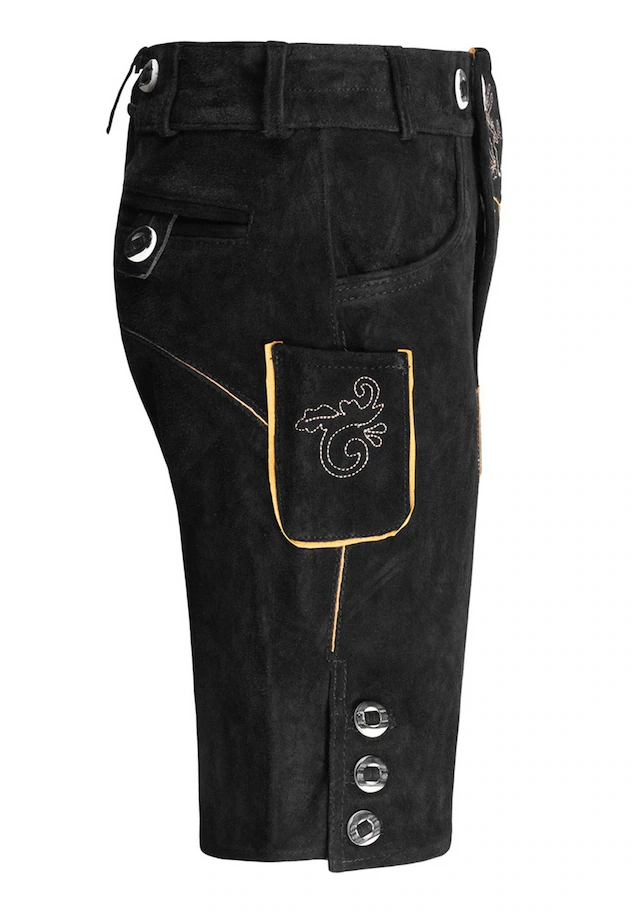 Alessandro Salvarini Trachtenlederhose »ASLederiio« Aus echtem Leder inkl. Träger