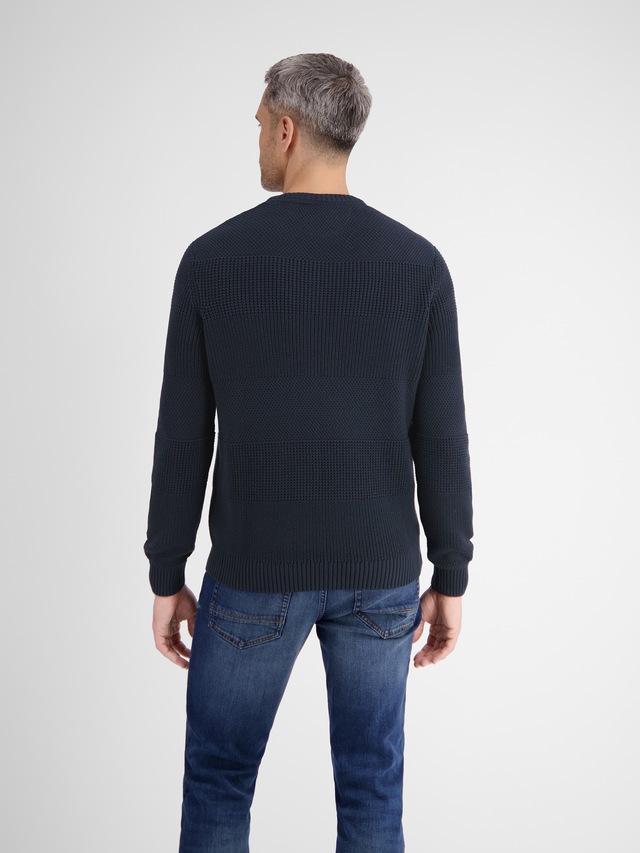 LERROS Strickpullover »Herren Pullover in Strukturstrickqualität«