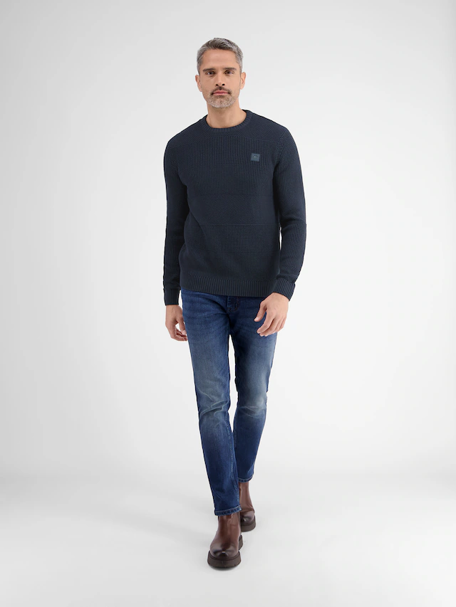 LERROS Strickpullover »Herren Pullover in Strukturstrickqualität«