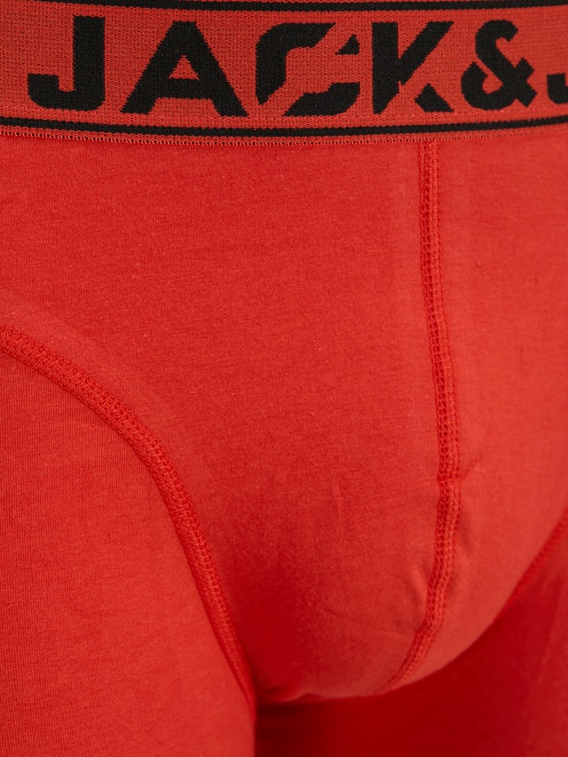 Jack & Jones Trunk »JACNINE.ZERO SOLID TRUNKS 3 PACK« Packung, 3 Stk. mit Marken Schriftzug