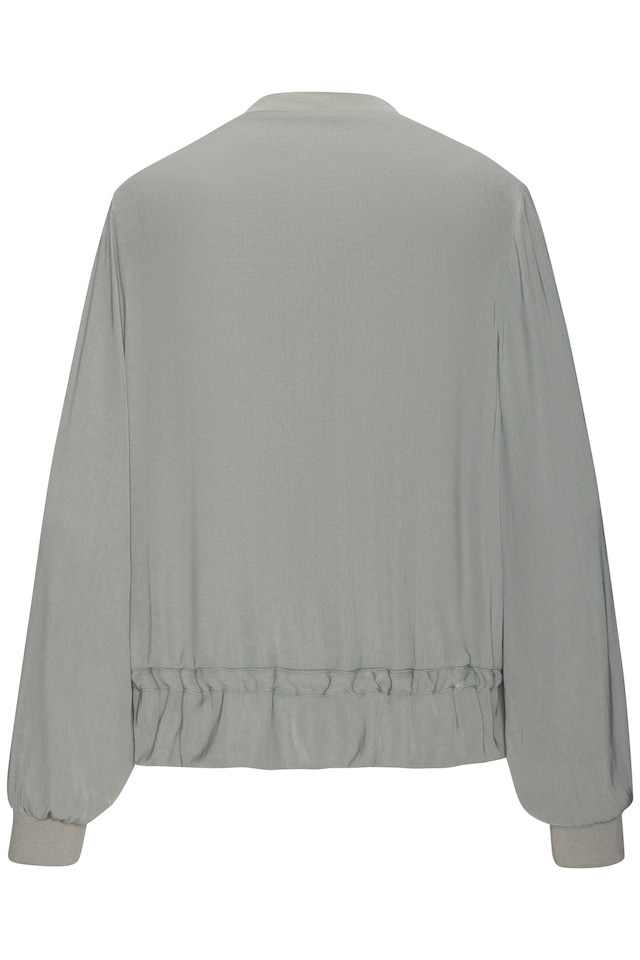 LASCANA Blouson »aus leicht glänzender Satinqualität mit Reißverschluss und Taschen« Leichte Jacke mit Tunnelzug, luftige Blousonjacke ohne Futter, casual