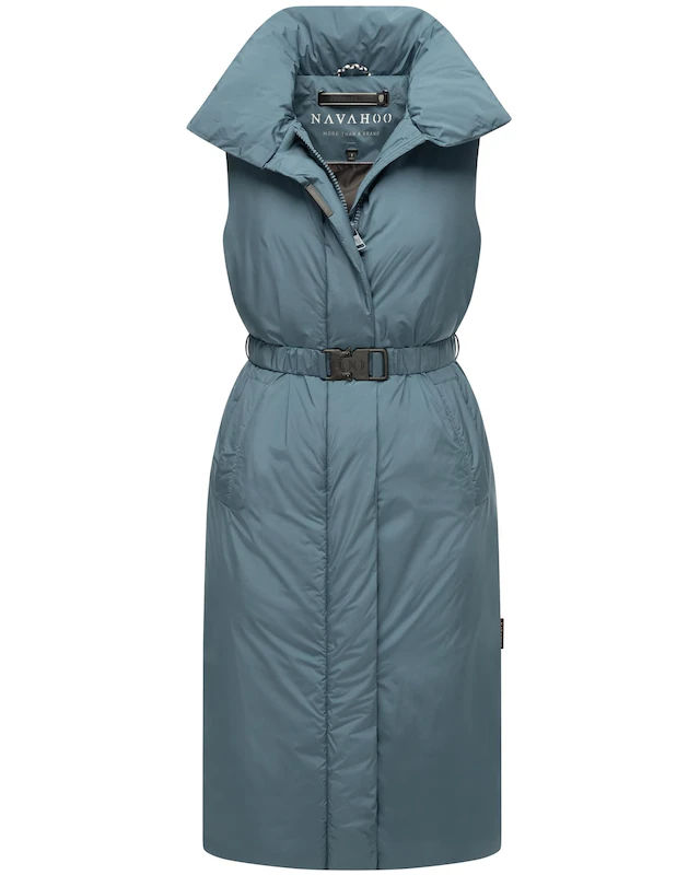 Navahoo Steppweste »Abendlied XIV« Ärmellose Winter-Weste mit hohem Stehkragen