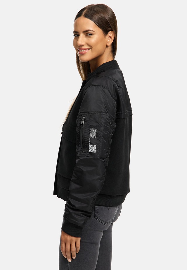 Navahoo Bomberjacke »Willstehaben 14« ohne Kapuze angesagte Collegejacke mit Ärmeltasche