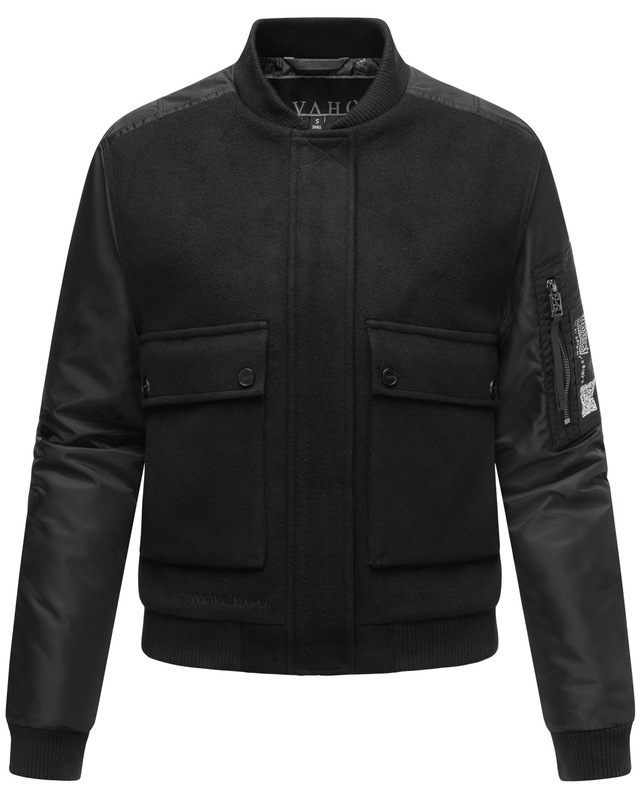 Navahoo Bomberjacke »Willstehaben 14« ohne Kapuze angesagte Collegejacke mit Ärmeltasche