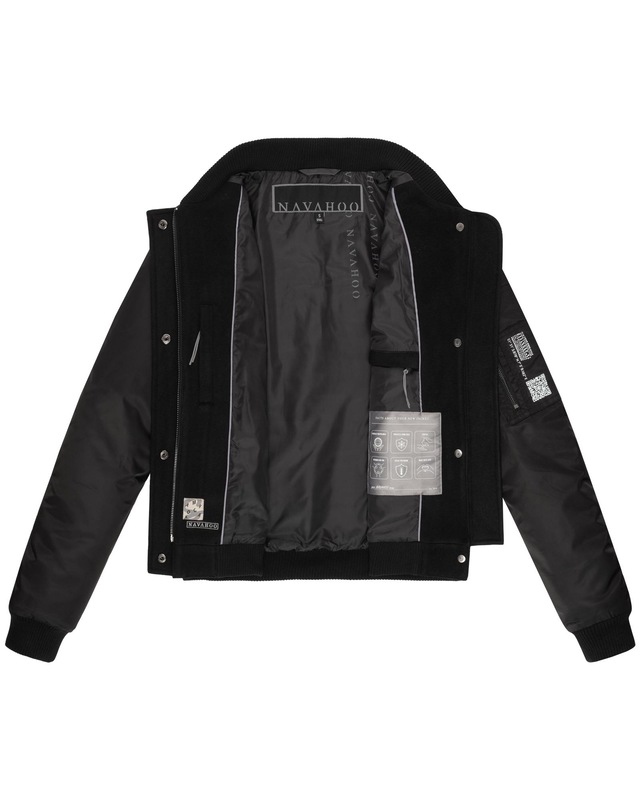 Navahoo Bomberjacke »Willstehaben 14« ohne Kapuze angesagte Collegejacke mit Ärmeltasche