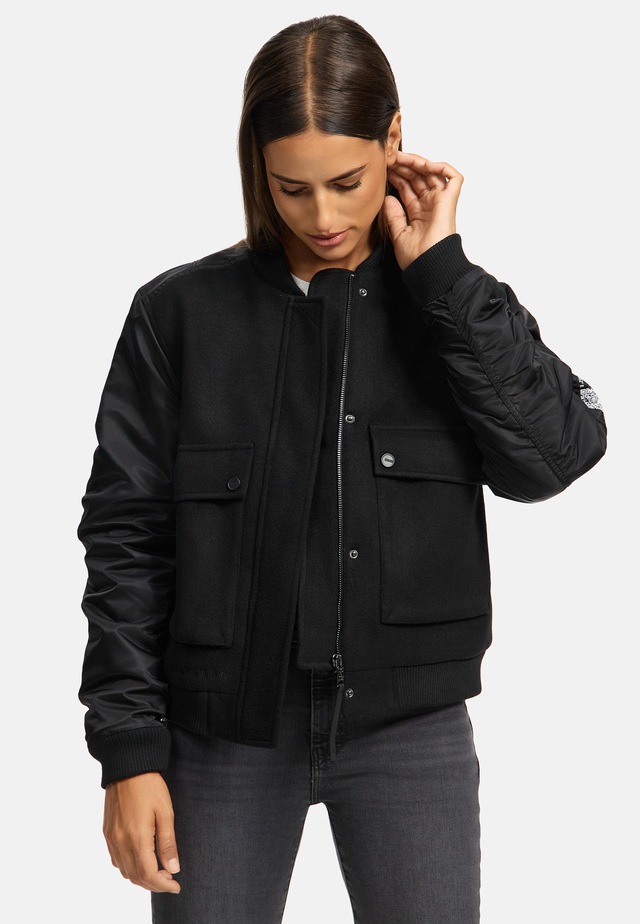 Navahoo Bomberjacke »Willstehaben 14« ohne Kapuze angesagte Collegejacke mit Ärmeltasche