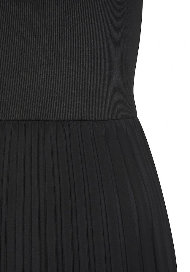LASCANA Midikleid »mit Plisseerockteil, bügelfreie Qualität« Ohne Taschen elegantes Sommerkleid, Festkleid, Plisseekleid, modisch