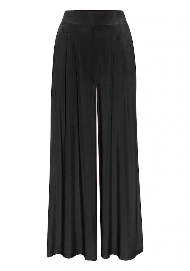 Buffalo Palazzohose »mit extra weitem Bein« mit Seitennahttaschen, leichte Sommerhose, Wide-Leg-Hose, Strandhose