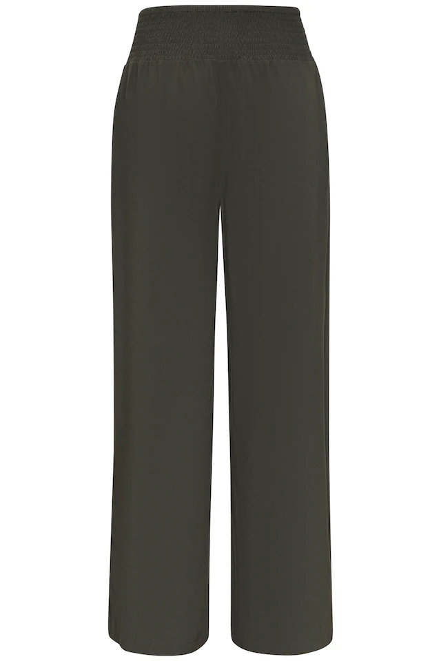 LASCANA Palazzohose »mit weitem Bein und Zierknöpfen« mit Taschen, luftige Sommerhose aus Webware, Wide-Leg