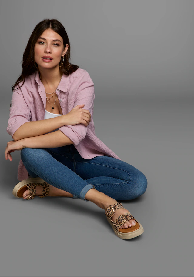 Laura Scott Longbluse in Musselin-Qualität