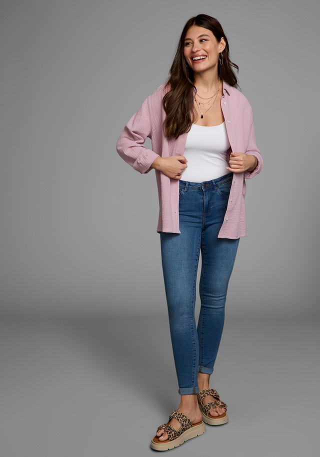 Laura Scott Longbluse in Musselin-Qualität