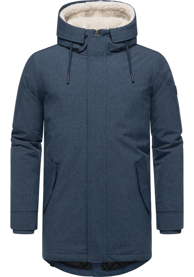 Ragwear Kurzmantel »Mr Smithem YOUMODO« wasserdichte lange Herren Winterjacke mit Kapuze